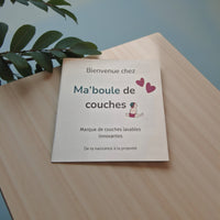 Livret couche lavable