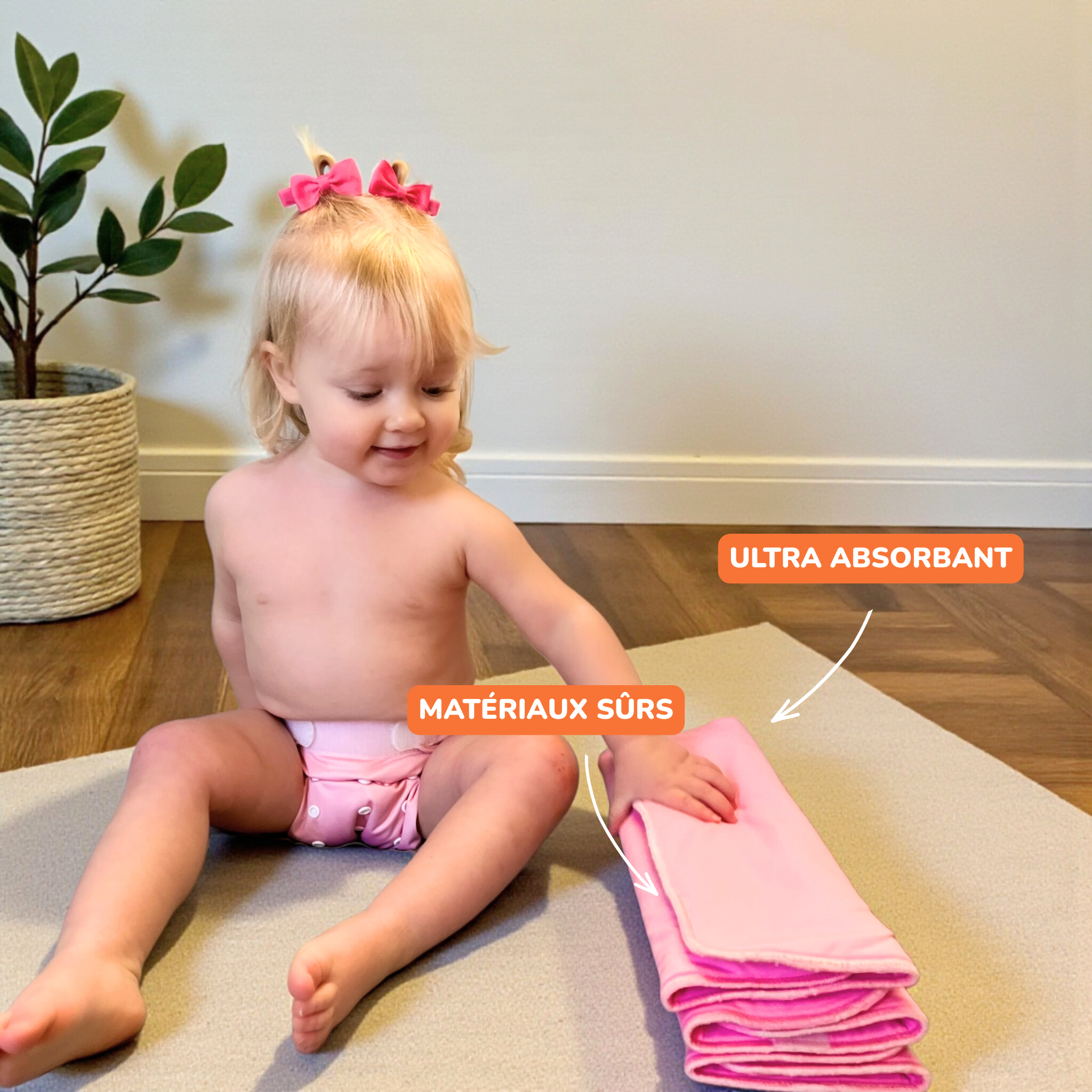 Insert modal Doux’Plis pour couche lavable Ma Boule De Couches