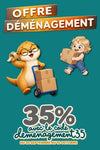 35 pourcent offre demenagement