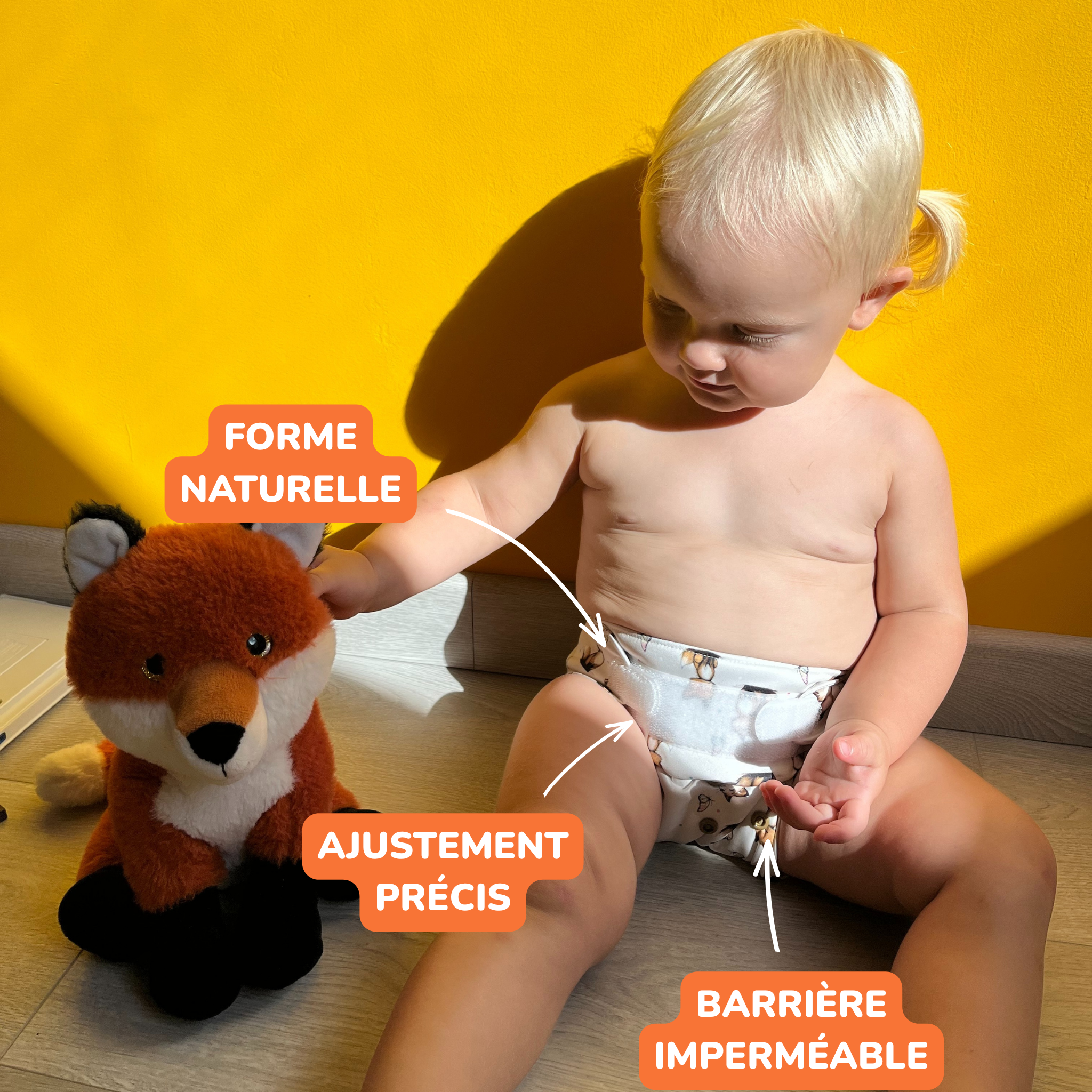 couche lavable berceau zero fuite confort durable